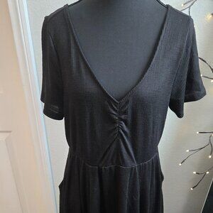 Torrid - Knit Black Dress with pockets - Size 00 (Medium/10) - Well loved